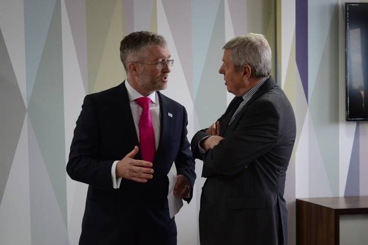 Andrew Burnell &amp; Alan Johnson MP