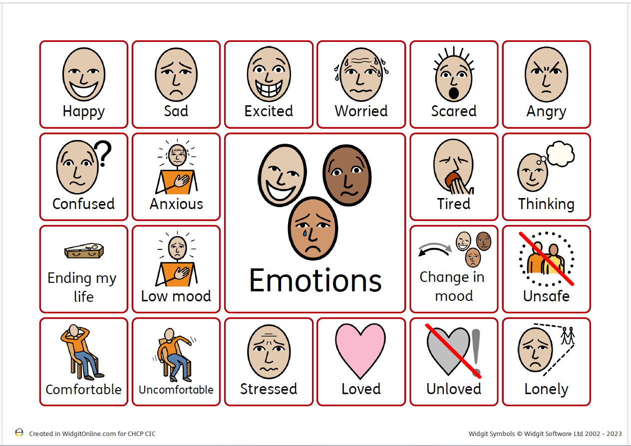 Emotions board 
