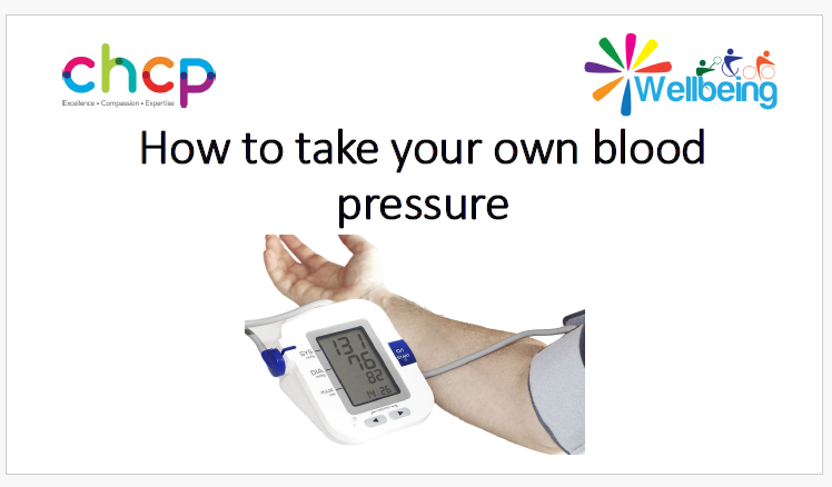 Take your own blood pressure 