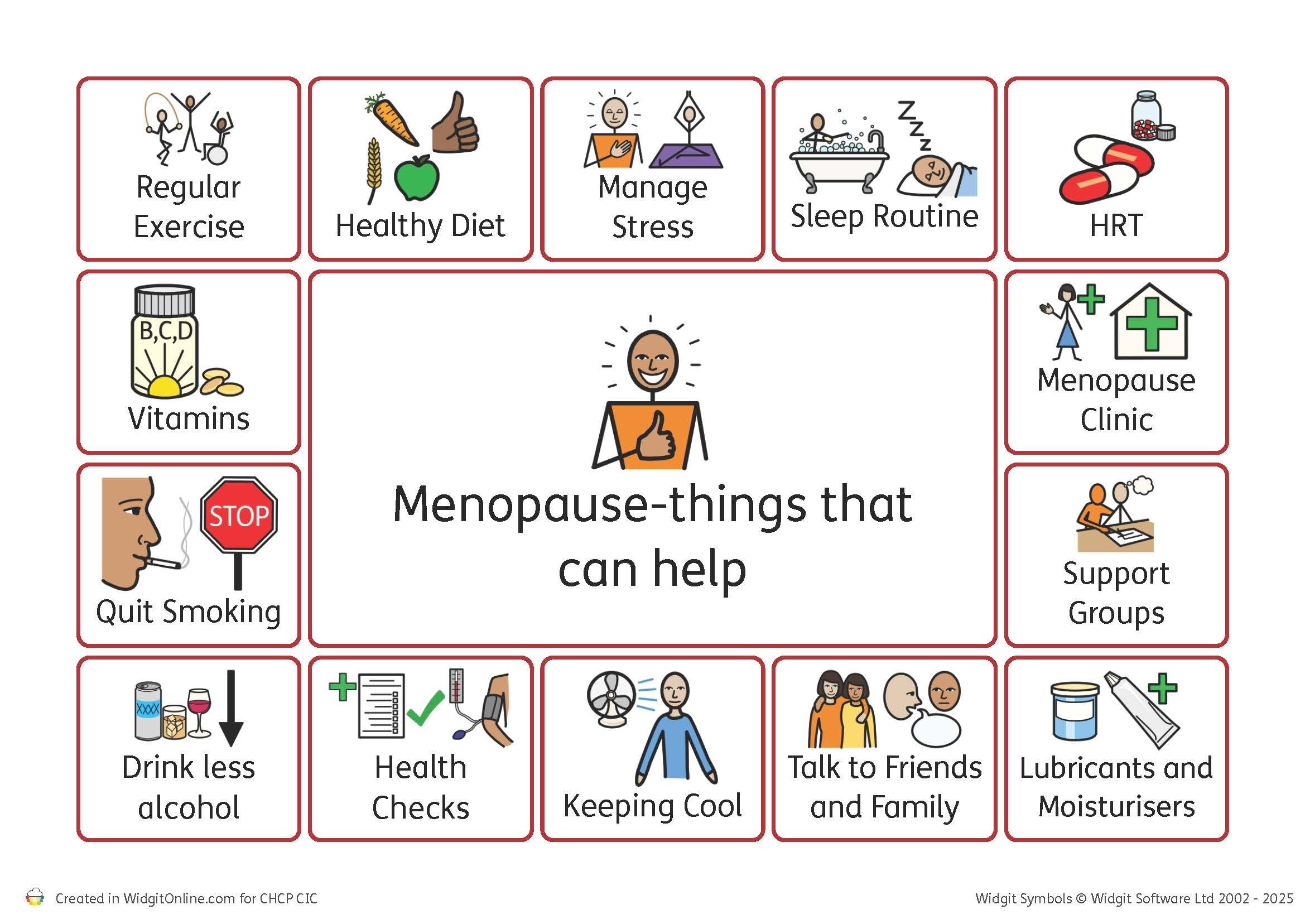 Menopause-things that can help